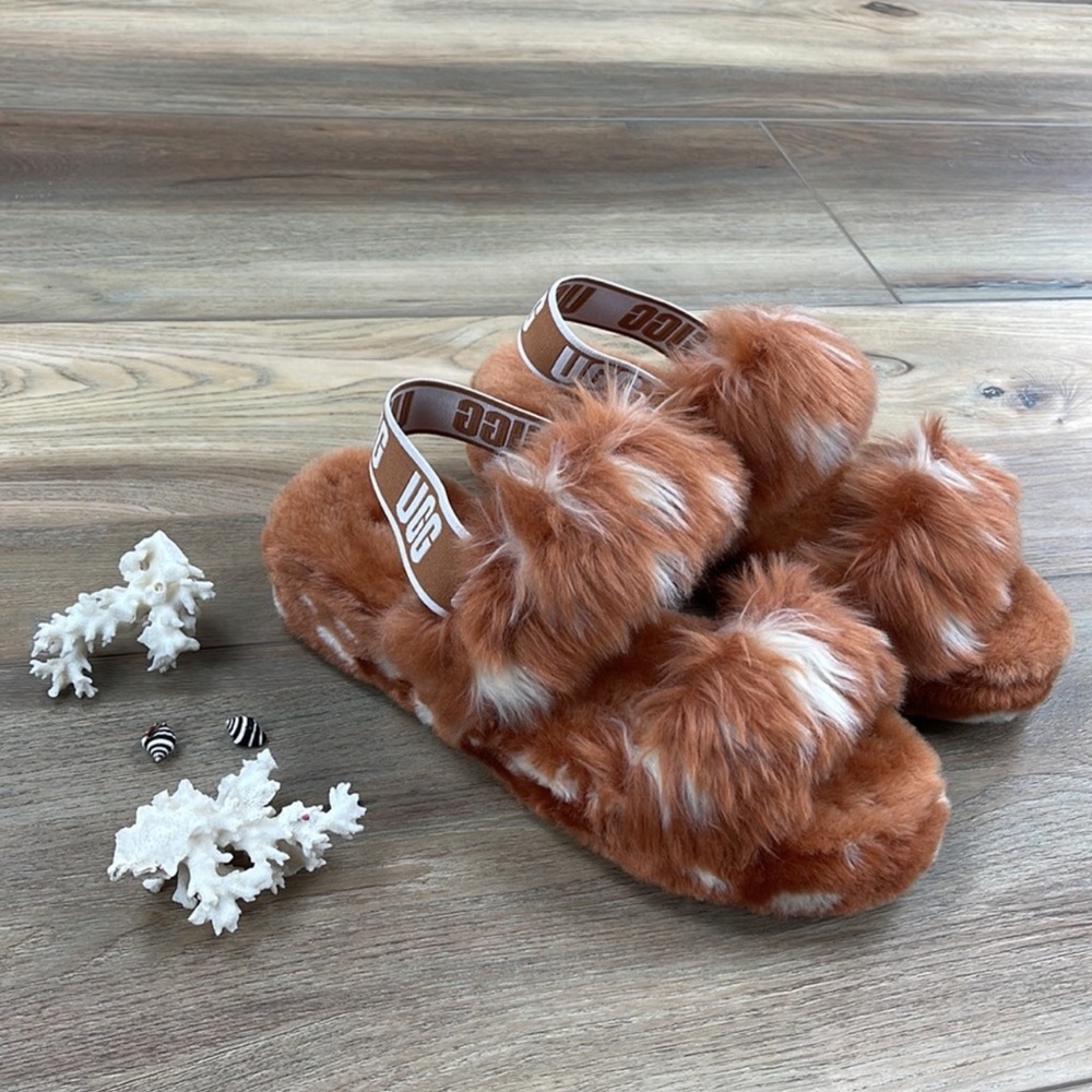 🍃🔆UGG- OH YEAH FLUFF YEAH SLIDE TIE DYE🔆🌴 - Picture 5 of 13